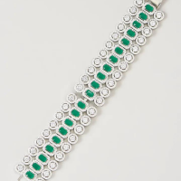Emerald Diamond Bracelet