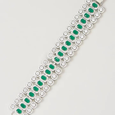Emerald Diamond Bracelet